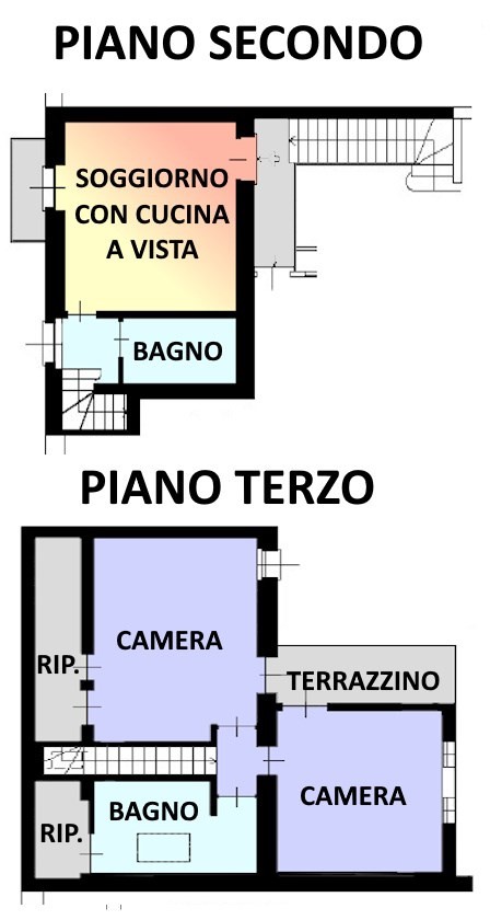 Dergano: Via Carnevali. Trilocale bilivelli con terrazzo. Nuovo. Unità 12 - € 415.000,00 - Per informazioni e/ appuntamenti: Milano Servizi Immobiliari srl - Tel. 02.688.08.11 r.a. - zorzini@milanoservizi.eu